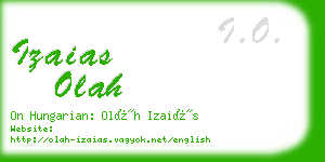 izaias olah business card